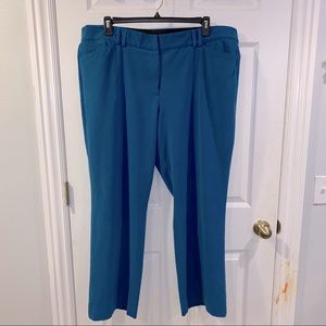 Lane Bryant Teal Dress Pants - Size 24